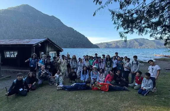 Students on field trip