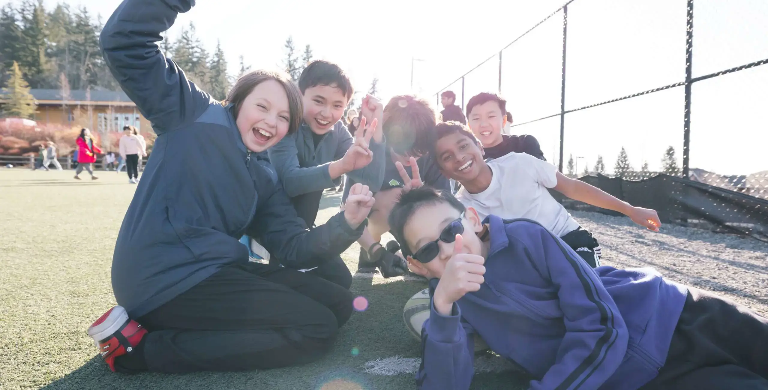 Group of students on playground