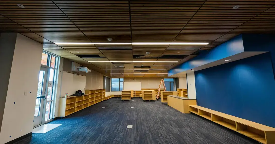Large open classroom 